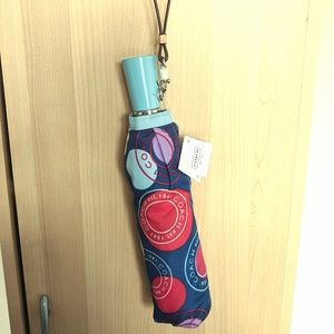 NWT  COACH Polka Dot Umbrella